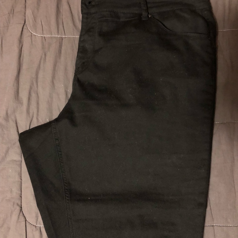 Plus Size Stretch Black Pants (NOT JEANS)